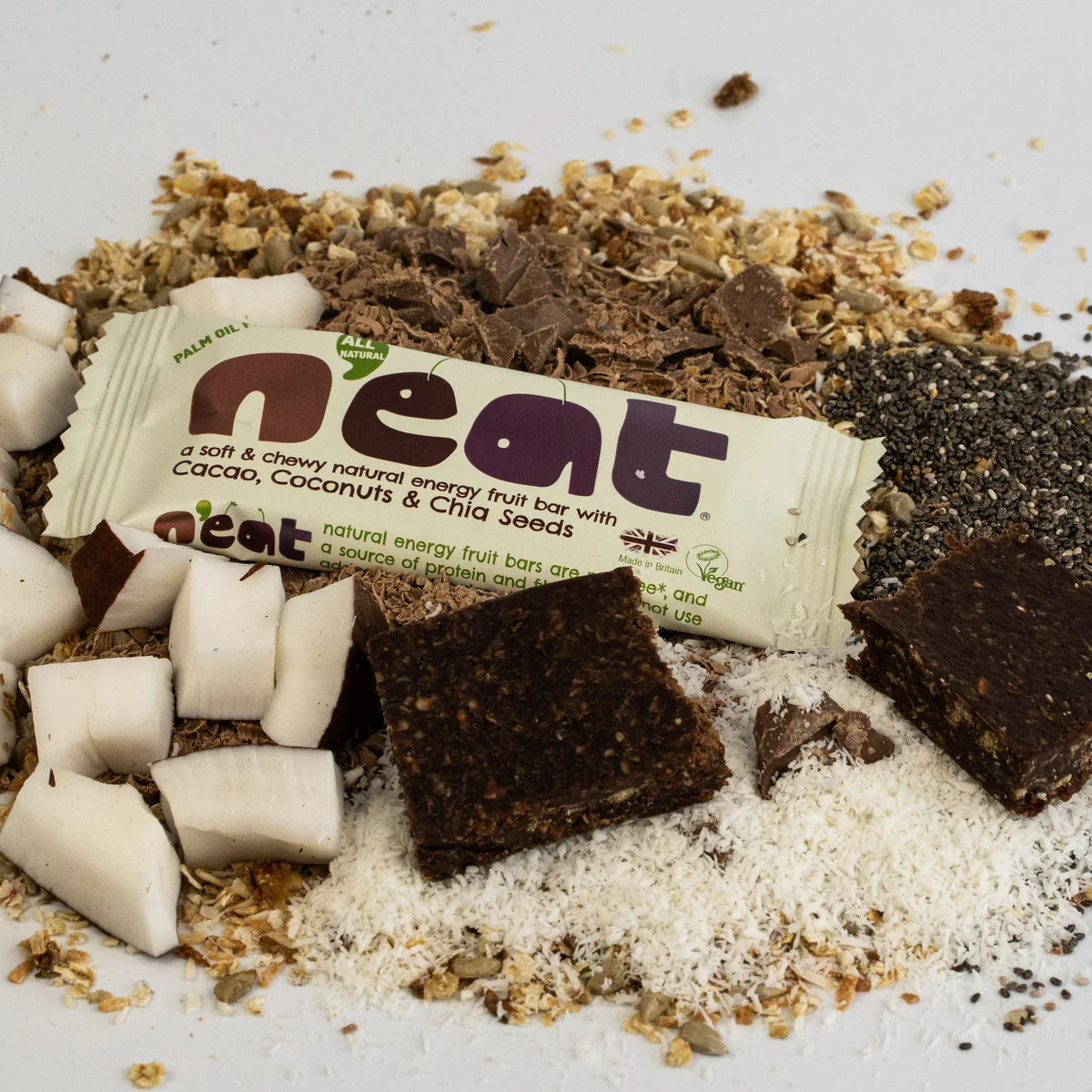 Cacao, Coconut, Chia Seed Energy Bar